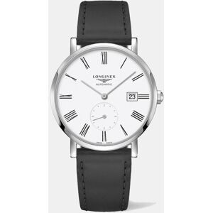 Longines Reloj de mujer The Elegant Collectioin L48124110 automático de cuero vegetal negro. Blanco Longines Reloj de mujer The Elegant Collectioin L48124110 automático de cuero vegetal negro. Blanco