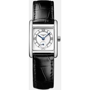 Longines Reloj de mujer Dolce Vita L52004752 de piel negro. Plateado Longines Reloj de mujer Dolce Vita L52004752 de piel negro. Plateado