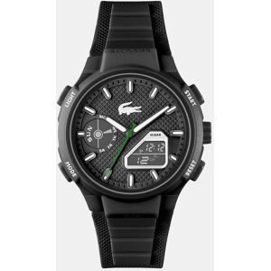 Lacoste Reloj de hombre LC33 2011365 de silicona negro. Negro Lacoste Reloj de hombre LC33 2011365 de silicona negro. Negro