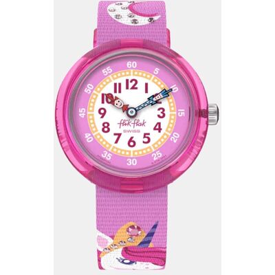 Flik Flak Reloj de niña sostenible Tales from the World FBNP195 de plástico reciclado fucsia. Rosa Flik Flak Reloj de niña sostenible Tales from the World FBNP195 de plástico reciclado fucsia. Rosa