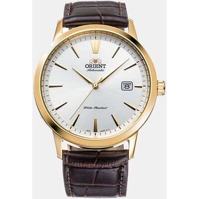 Orient Reloj de hombre Contemporary RA-AC0F04S10B automático de piel marrón. Marrón Orient Reloj de hombre Contemporary RA-AC0F04S10B automático de piel marrón. Marrón