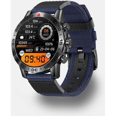 Neckmarine Reloj de hombre smartwatch digital de tejido. (L) Negro Neckmarine Reloj de hombre smartwatch digital de tejido. (L) Negro