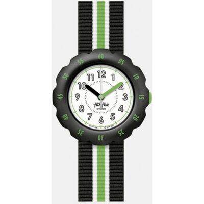 Flik Flak Reloj de niño Adrien FPSP056 de PET negro y verde. Negro Flik Flak Reloj de niño Adrien FPSP056 de PET negro y verde. Negro