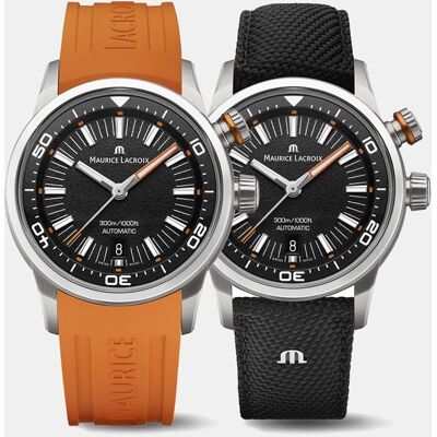 Maurice Lacroix Reloj de hombre Pontos PT6248SS00L330J automático de caucho naranja. Naranja Maurice Lacroix Reloj de hombre Pontos PT6248SS00L330J automático de caucho naranja. Naranja