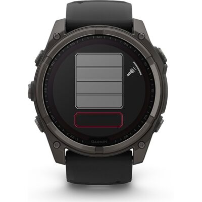 Garmin Reloj Smartwatch fenix 8 51mm Zafiro Solar, Titanio DLC . Gris carbón Garmin Reloj Smartwatch fenix 8 51mm Zafiro Solar, Titanio DLC . Gris carbón