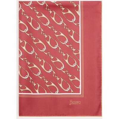 Herno Pañuelo de seda. (única) Rosa oscuro Herno Pañuelo de seda. (única) Rosa oscuro
