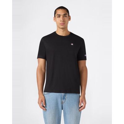 Champion Camisetas Casual de Hombre Crewneck T-Shirt . (L) Negro Champion Camisetas Casual de Hombre Crewneck T-Shirt . (L) Negro