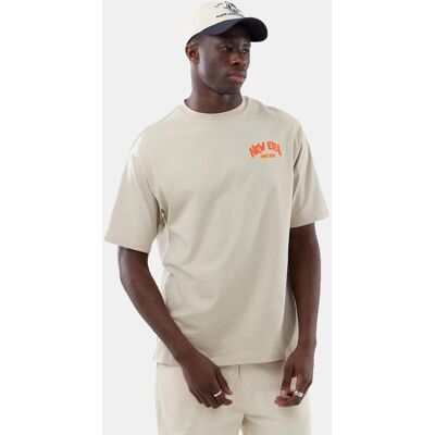 new era Camiseta de hombre Graphic Food Oversized . (S) Beige new era Camiseta de hombre Graphic Food Oversized . (S) Beige