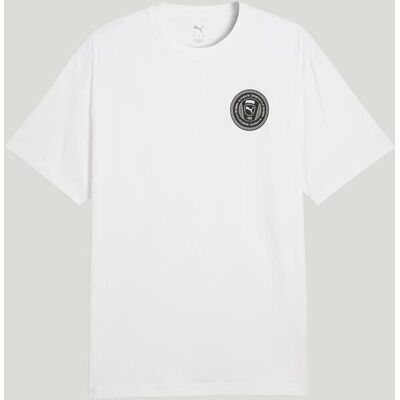 Puma Camiseta M-C de Casual de Hombre GRAPHICS Relaxed Badge Tee . (XL) Blanco Puma Camiseta M-C de Casual de Hombre GRAPHICS Relaxed Badge Tee . (XL) Blanco