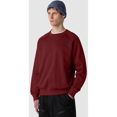 The North Face Sudadera con manga raglán NSE de hombre Box . Rojo Teja The North Face Sudadera con manga raglán NSE de hombre Box . Rojo Teja