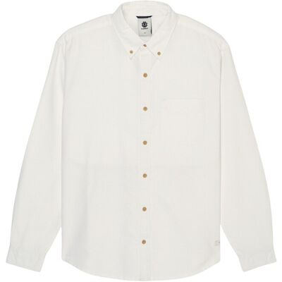 Element Camisa de hombre Button Down Regular Oxford . (L) Blanco Element Camisa de hombre Button Down Regular Oxford . (L) Blanco