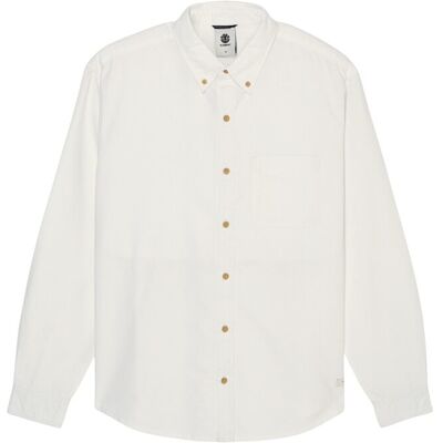 Element Camisa de hombre Button Down Regular Oxford . (S) Blanco Element Camisa de hombre Button Down Regular Oxford . (S) Blanco