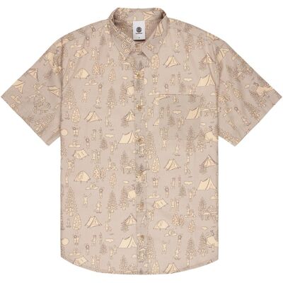 Element Camisa de hombre Regular Classic Printed . (L) Gris Element Camisa de hombre Regular Classic Printed . (L) Gris