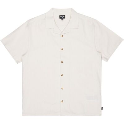 Billabong Camisa de hombre Vacay Linen . (M) Blanco Billabong Camisa de hombre Vacay Linen . (M) Blanco