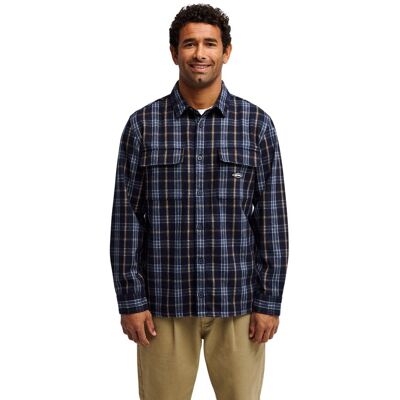 Quiksilver Camisa de hombre Diamond Wool . (M) Azul marino Quiksilver Camisa de hombre Diamond Wool . (M) Azul marino