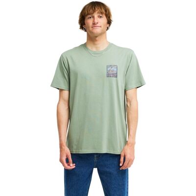 Billabong Camiseta de hombre Stamp . (M) Verde Billabong Camiseta de hombre Stamp . (M) Verde