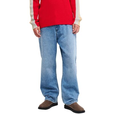 Quiksilver Vaquero de corte baggy de hombre Denim . (M-L) Azul Quiksilver Vaquero de corte baggy de hombre Denim . (M-L) Azul