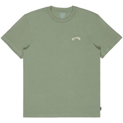 Billabong Camiseta de hombre Arch Crew . (XXL) Verde Billabong Camiseta de hombre Arch Crew . (XXL) Verde