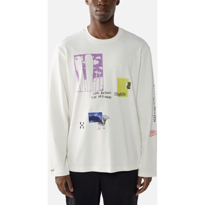 Haglöfs Camiseta de hombre LS . (M) Blanco Haglöfs Camiseta de hombre LS . (M) Blanco