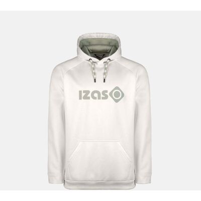 Izas Sudadera unisex estilo deportivo DUERO . (4XL) Blanco/Marrón Izas Sudadera unisex estilo deportivo DUERO . (4XL) Blanco/Marrón