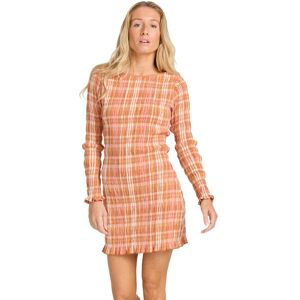 Billabong Minivestido de mujer Check Me Out . (S) Marrón Billabong Minivestido de mujer Check Me Out . (S) Marrón
