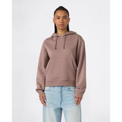 Champion Sudaderas Casual de Mujer Hooded Sweatshirt . (XS) Marrón Champion Sudaderas Casual de Mujer Hooded Sweatshirt . (XS) Marrón