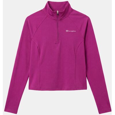 Champion Sudaderas Casual de Mujer Half Zip Sweatshirt . Morado Champion Sudaderas Casual de Mujer Half Zip Sweatshirt . Morado