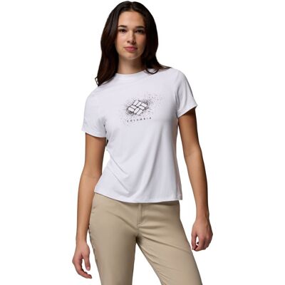Columbia Camiseta manga corta de mujer Parsons Point™ SS Graphic . (M) Blanco Columbia Camiseta manga corta de mujer Parsons Point™ SS Graphic . (M) Blanco