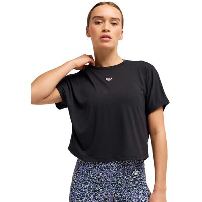 Roxy Camisetas de mujer Everyday Flow . (S) Negro Roxy Camisetas de mujer Everyday Flow . (S) Negro