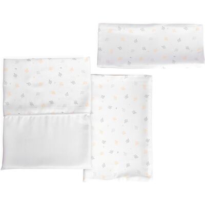 Chicco Set 2 sábanas bajeras Next2Me Forever Colección Bamboo (58X110 cm). (110 X 58 X 0.1 Cm) Blanco niño Chicco Set 2 sábanas bajeras Next2Me Forever Colección Bamboo (58X110 cm). (110 X 58 X 0.1 Cm) Blanco niño