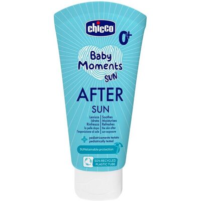 Chicco Leche aftersun Baby Moments 0 meses+ 150ml. Blanco niño Chicco Leche aftersun Baby Moments 0 meses+ 150ml. Blanco niño