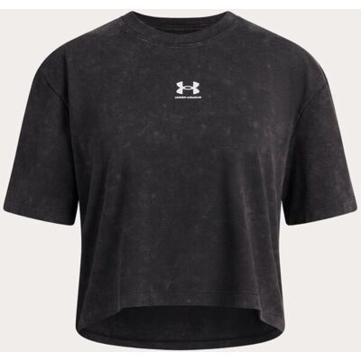 Under Armour Camiseta de niñas UA G Rival Wash SS . (12 años) Negro / Blanco Under Armour Camiseta de niñas UA G Rival Wash SS . (12 años) Negro / Blanco