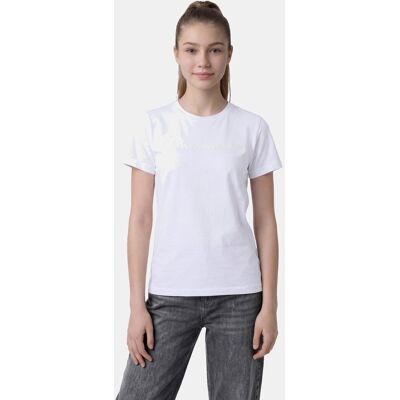 Champion Camisetas Casual de Niña SS Tee . (10 años) Blanco Champion Camisetas Casual de Niña SS Tee . (10 años) Blanco