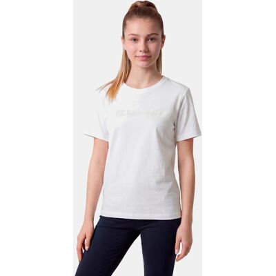 Champion Camisetas Casual de Niña SS Tee . (12 años) Marrón Champion Camisetas Casual de Niña SS Tee . (12 años) Marrón