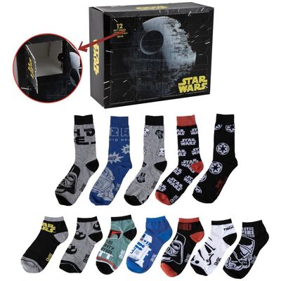 Cerdá Calcetines caja 12 piezas Star Wars . Multicolor Cerdá Calcetines caja 12 piezas Star Wars . Multicolor