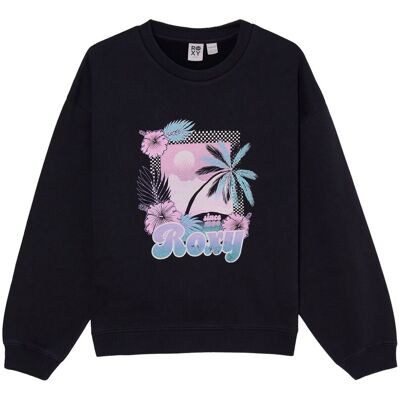 Roxy Sudadera de niños Lineup Brushed . (12 años) Negro Roxy Sudadera de niños Lineup Brushed . (12 años) Negro