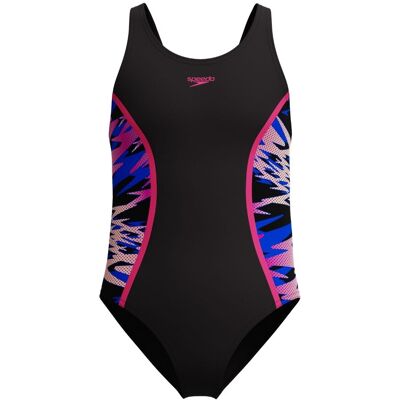 Speedo Bañador de natación para niños Hyperboom Splice Muscleback One Piece . (14 años) Gris oscuro Speedo Bañador de natación para niños Hyperboom Splice Muscleback One Piece . (14 años) Gris oscuro