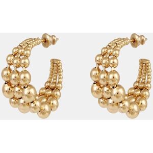 GAS Bijoux Pendientes aro Multiperla bañado en oro. Oro GAS Bijoux Pendientes aro Multiperla bañado en oro. Oro