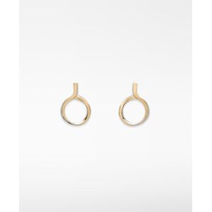 Adolfo Dominguez Pendientes metálicos circulares bicolor. Bicolor Adolfo Dominguez Pendientes metálicos circulares bicolor. Bicolor