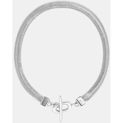 Calvin Collar Flow de acero. Plata Calvin Collar Flow de acero. Plata