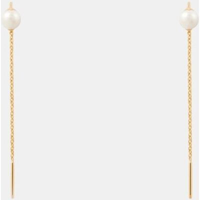 PDPAOLA Pendientes The Moment con perla. Blanco PDPAOLA Pendientes The Moment con perla. Blanco