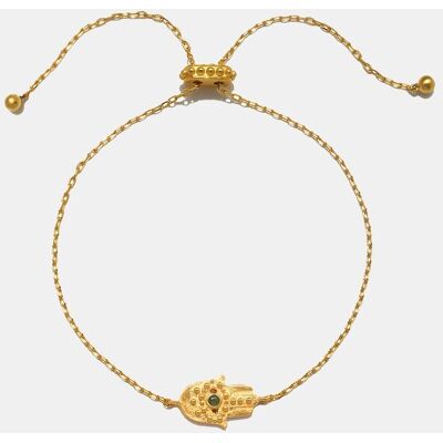 Satya Jewelry Pulsera Hamsa dorada. Oro Satya Jewelry Pulsera Hamsa dorada. Oro