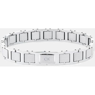 Calvin Pulsera de hombre Enhance de acero. Plata Calvin Pulsera de hombre Enhance de acero. Plata