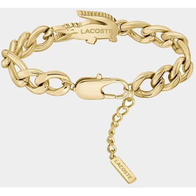 Lacoste Pulsera Crocodile de oro amarillo con logo. Oro Lacoste Pulsera Crocodile de oro amarillo con logo. Oro