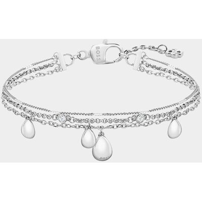 Boss Pulsera Selena con 3 cadenas de acero. Boss Pulsera Selena con 3 cadenas de acero.