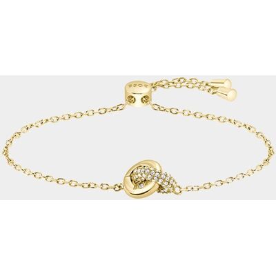 Boss Pulsera Live Precious de acero dorado y cristales. Boss Pulsera Live Precious de acero dorado y cristales.