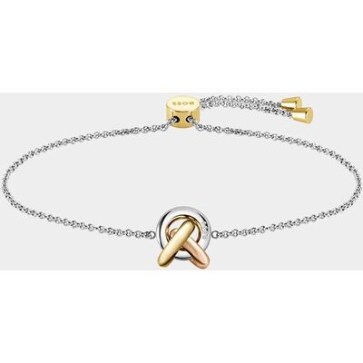 Boss Pulsera Harmonie de acero inoxidable pavonado en oro amarillo y rosado. Boss Pulsera Harmonie de acero inoxidable pavonado en oro amarillo y rosado.