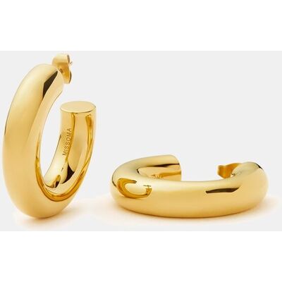 Missoma Pendientes de aro Chubbies dorados. Oro Missoma Pendientes de aro Chubbies dorados. Oro