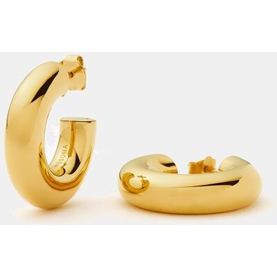 Missoma Pendientes de aro Chubbies dorados. Oro Missoma Pendientes de aro Chubbies dorados. Oro