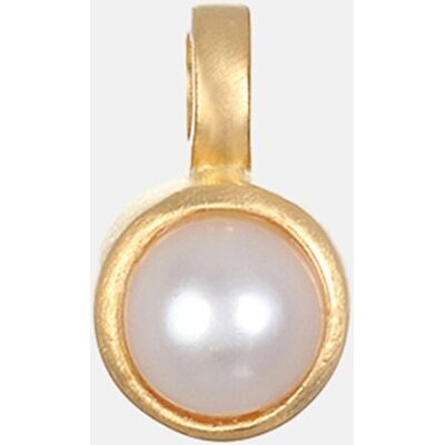 Satya Jewelry Charm Perla blanca. Blanco Satya Jewelry Charm Perla blanca. Blanco